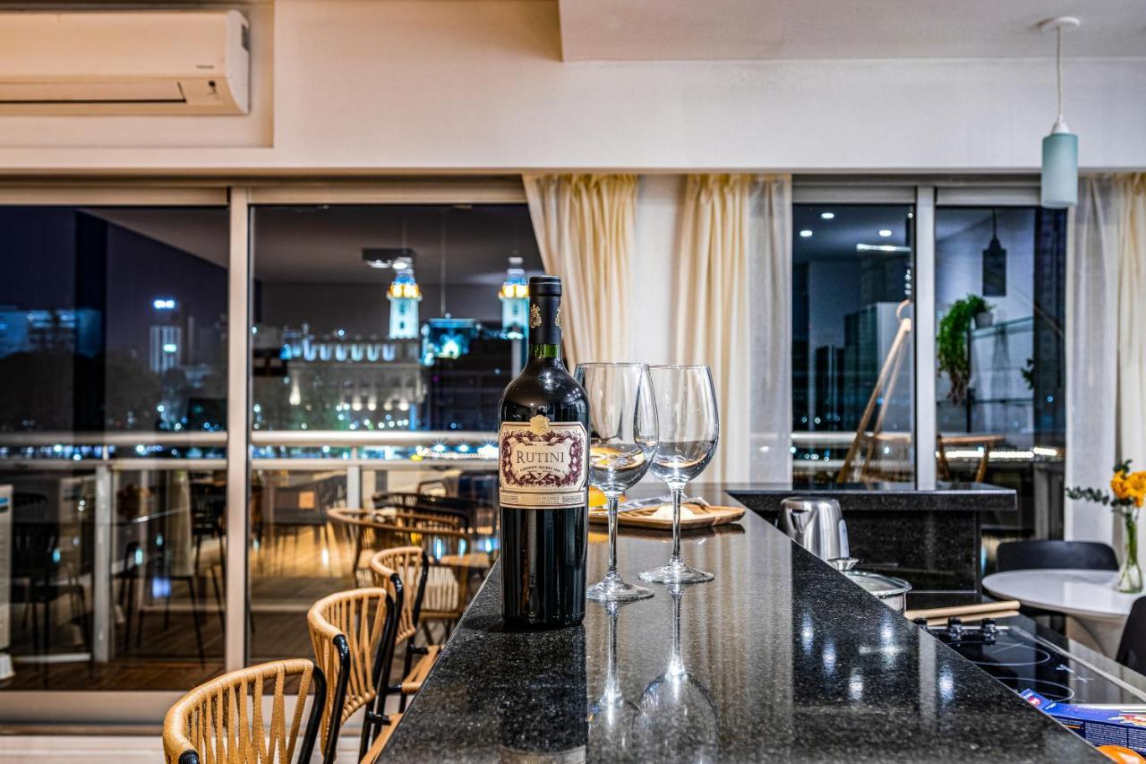 Family Apartment With Puente De La Mujer View In Puerto Madero Buenos Aires Buitenkant foto